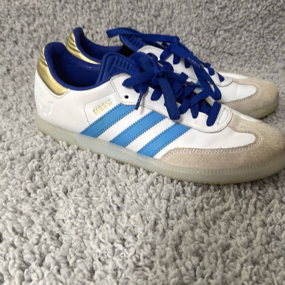 Adidas Messi Samba Sneakers, Size 7.5